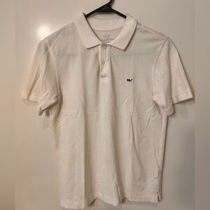 Vineyard Vines Kids White Polo